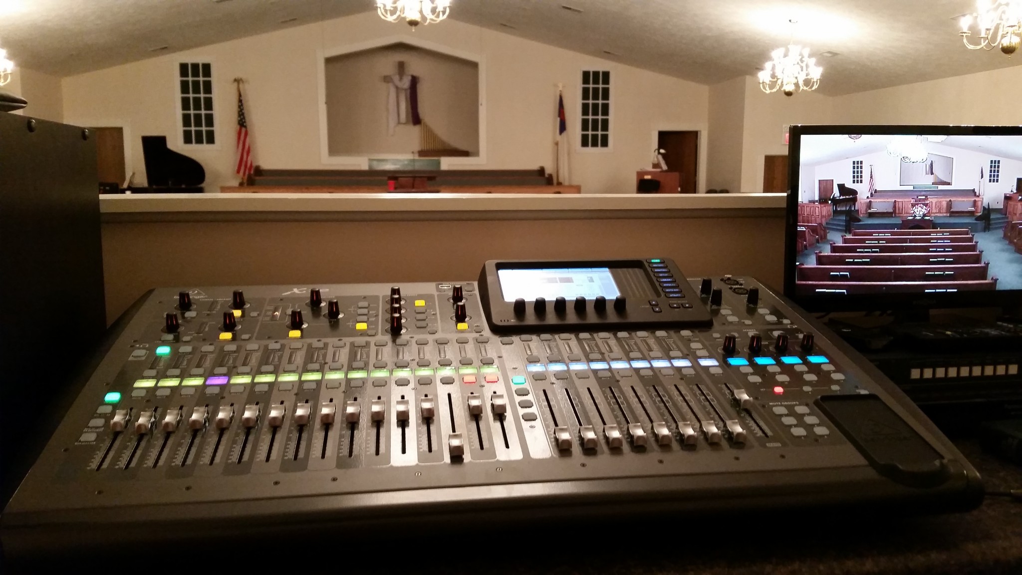 Control Booth - Mercer Baptist Church